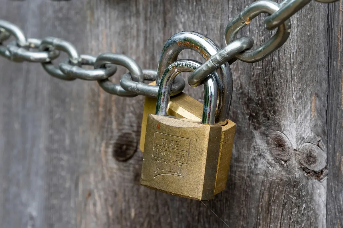 Image of locks for security